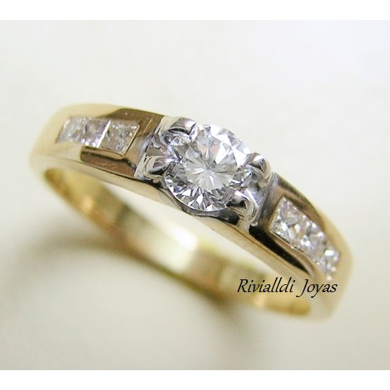 Joyeros camelia anillo de tres piedras online
